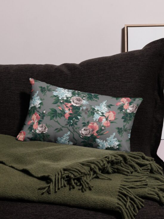 Premium Pillow J'Adore Bella Roses Print | 3 Sizes | Pinup Couture Home